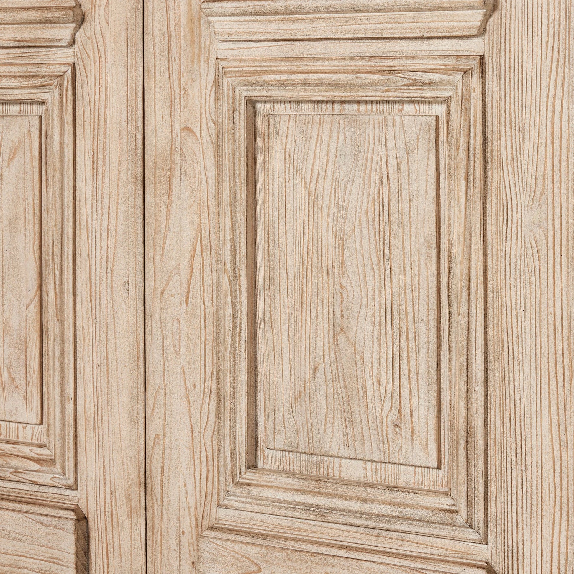 The "Please No More Doors" Cabinet by Four Hands in natural pine. Made from solid pine, thick pine veneer in a modern style.