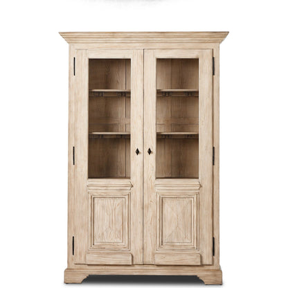 The "Please No More Doors" Cabinet by Four Hands in natural pine. Made from solid pine, thick pine veneer in a modern style.