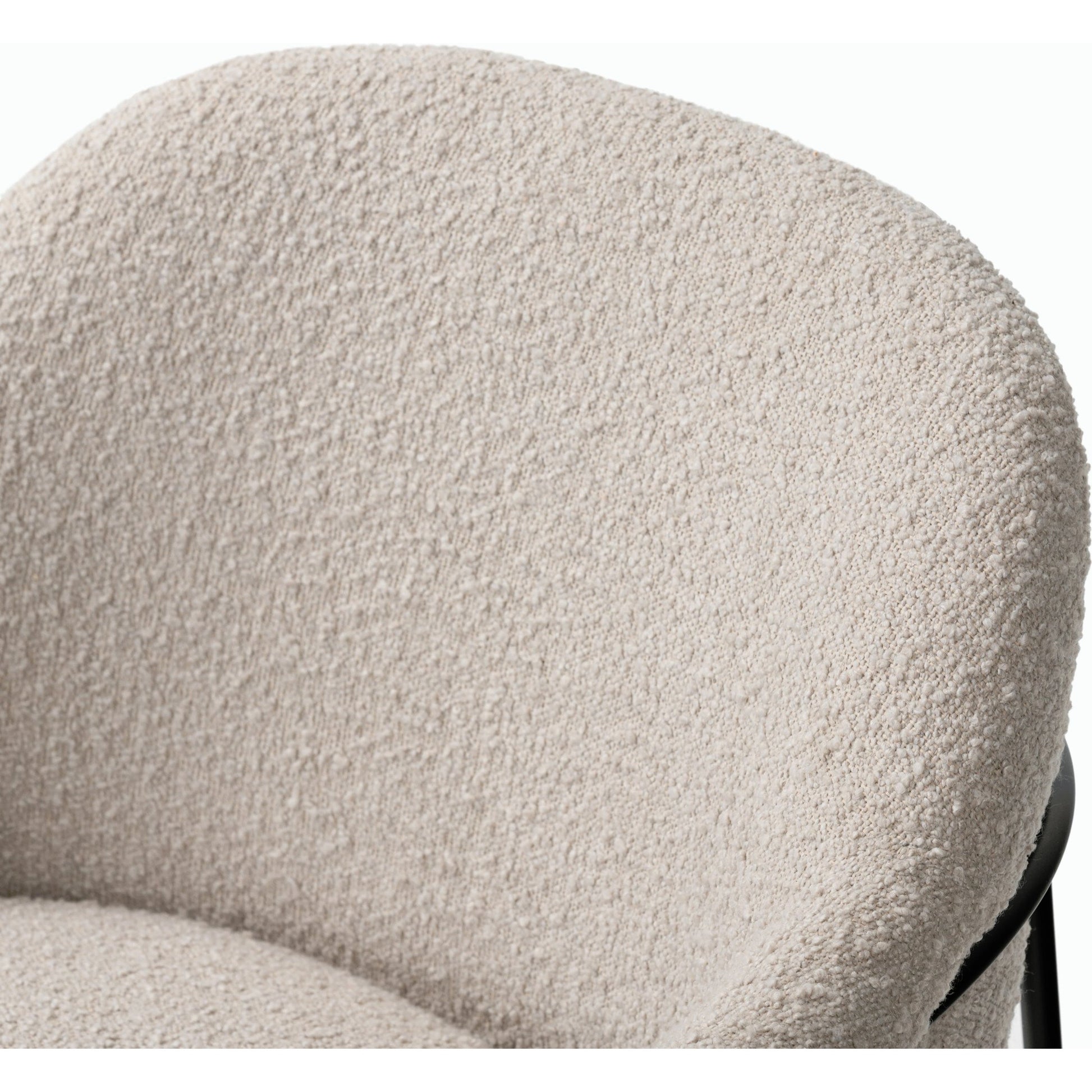 Suerte Bar + Counter Stool by Four Hands in knoll sand, matte ebony and knoll sand. Made from 95% polyester, 5% acrylic, iron, 100% polyester in a modern style.