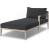 Fiqa Boucle Slate, Dark Grey Rope / Right Arm Facing Chaise Piece