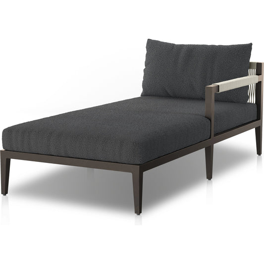 Build Your Own: Sherwood Outdoor Sectional, Bronze by Four Hands. Made from 100% polyester, aluminum, 100% polypropylene in a modern style.