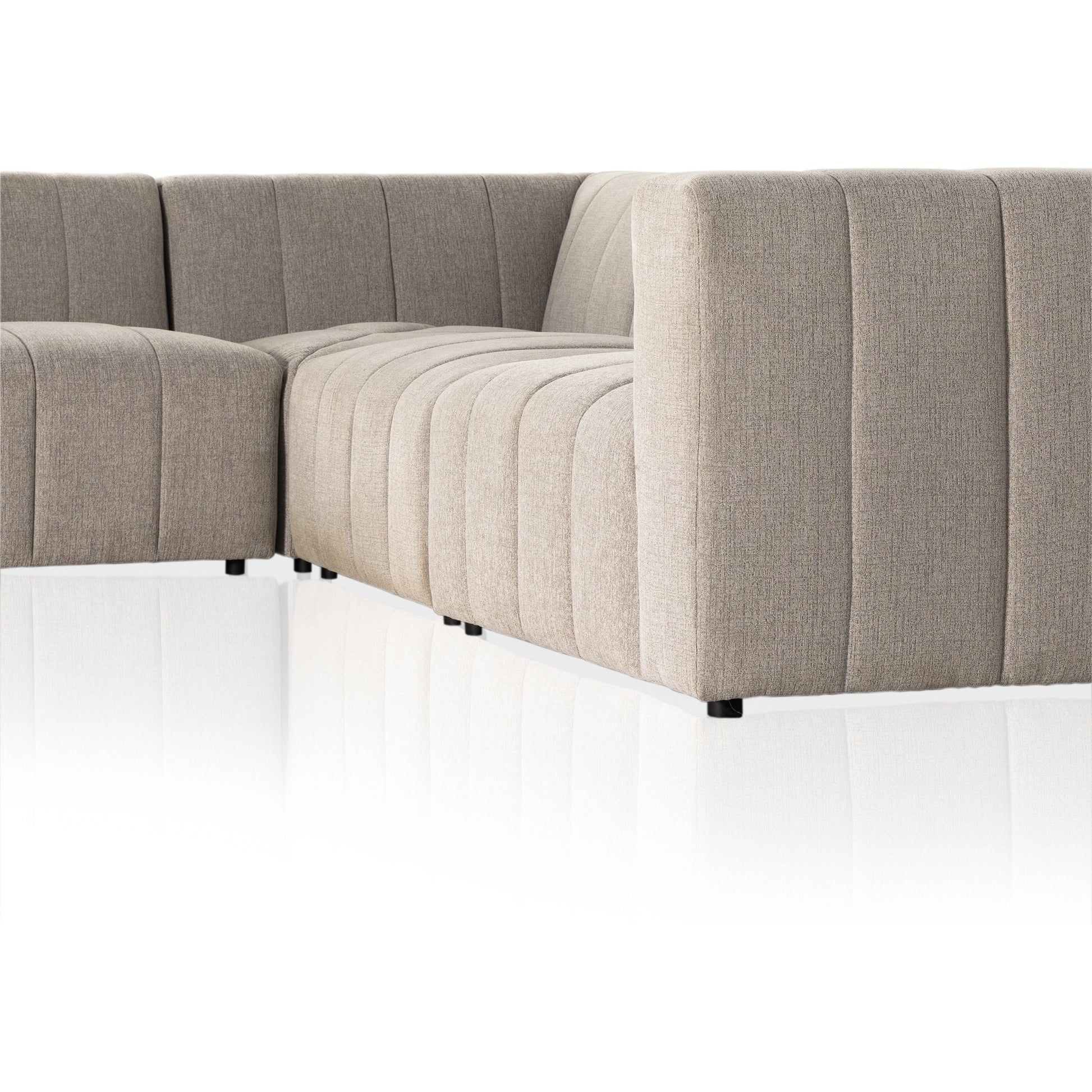 Langham Channeled 5-Piece Sectional by Four Hands. Made from unique in a modern style.