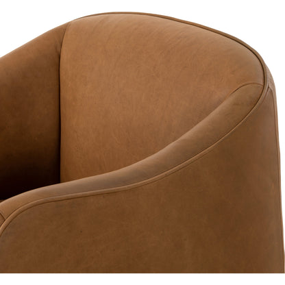 Sully Chair by Four Hands in surrey moss. Made from 76.8% cotton, 23.2% polyester, poplar plywood, 100% polyester in a modern style.