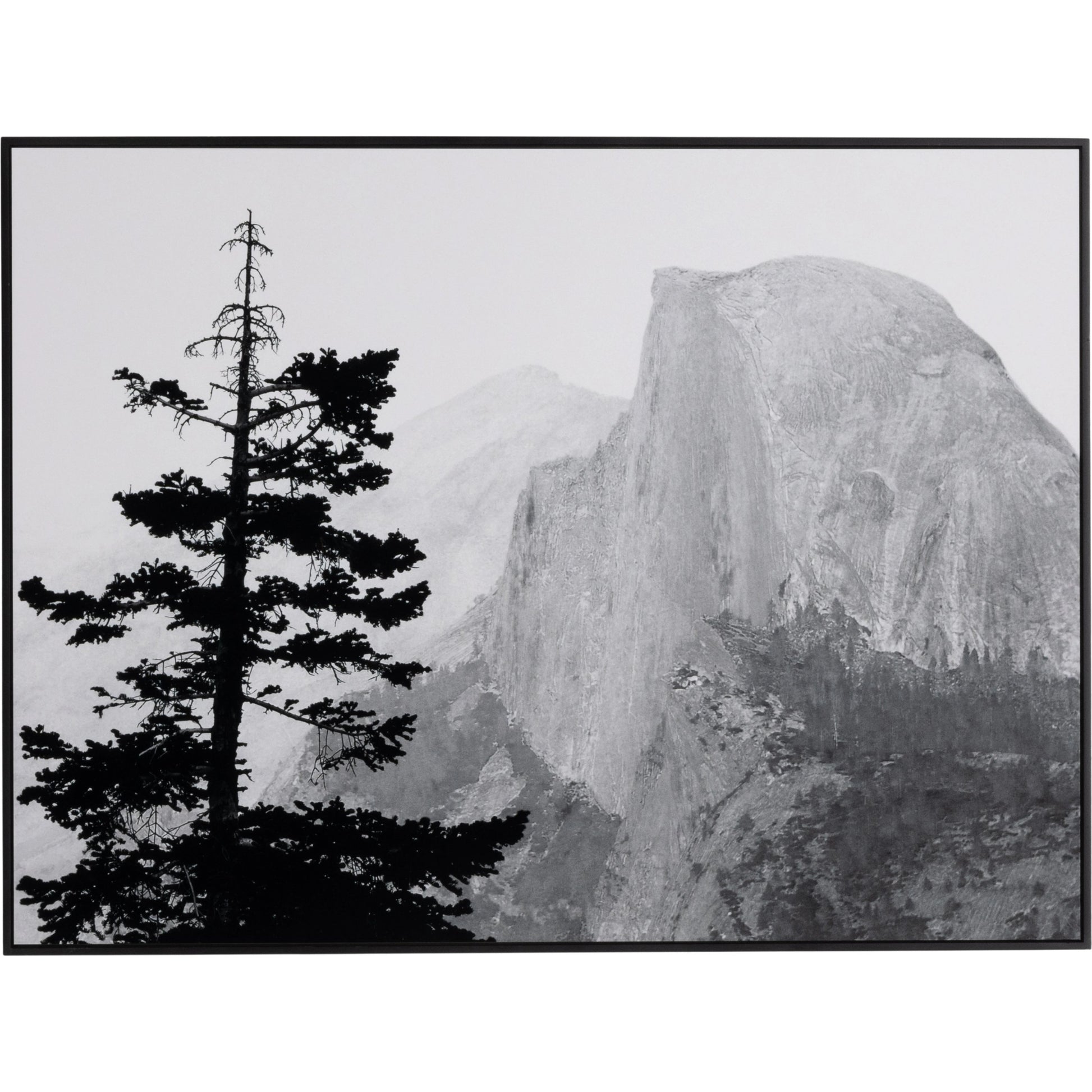 Half Dome from Glacer Point by Getty Images by Four Hands. Made from gloss white chromaluxe in a modern style.