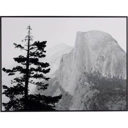 Half Dome from Glacer Point by Getty Images by Four Hands. Made from gloss white chromaluxe in a modern style.