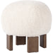 Alma Ottoman by Four Hands in vintage parawood. Made from unique in a transitional style.