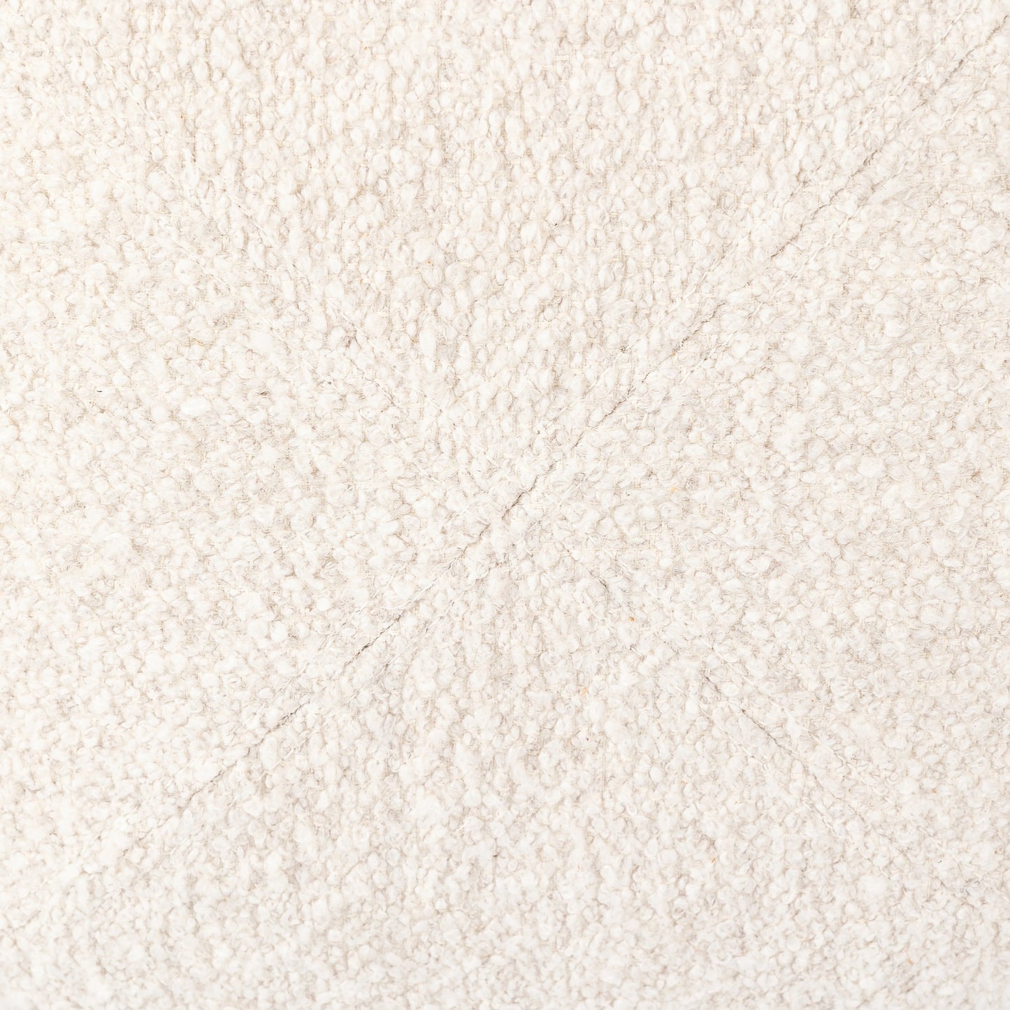 015 SI-2090693 | Closeup | Alma Ottoman by Four Hands in somerton ash and vintage parawood. Made from 95% polyester, 5% acrylic, solid parawood, 100% polyester in a transitional style.