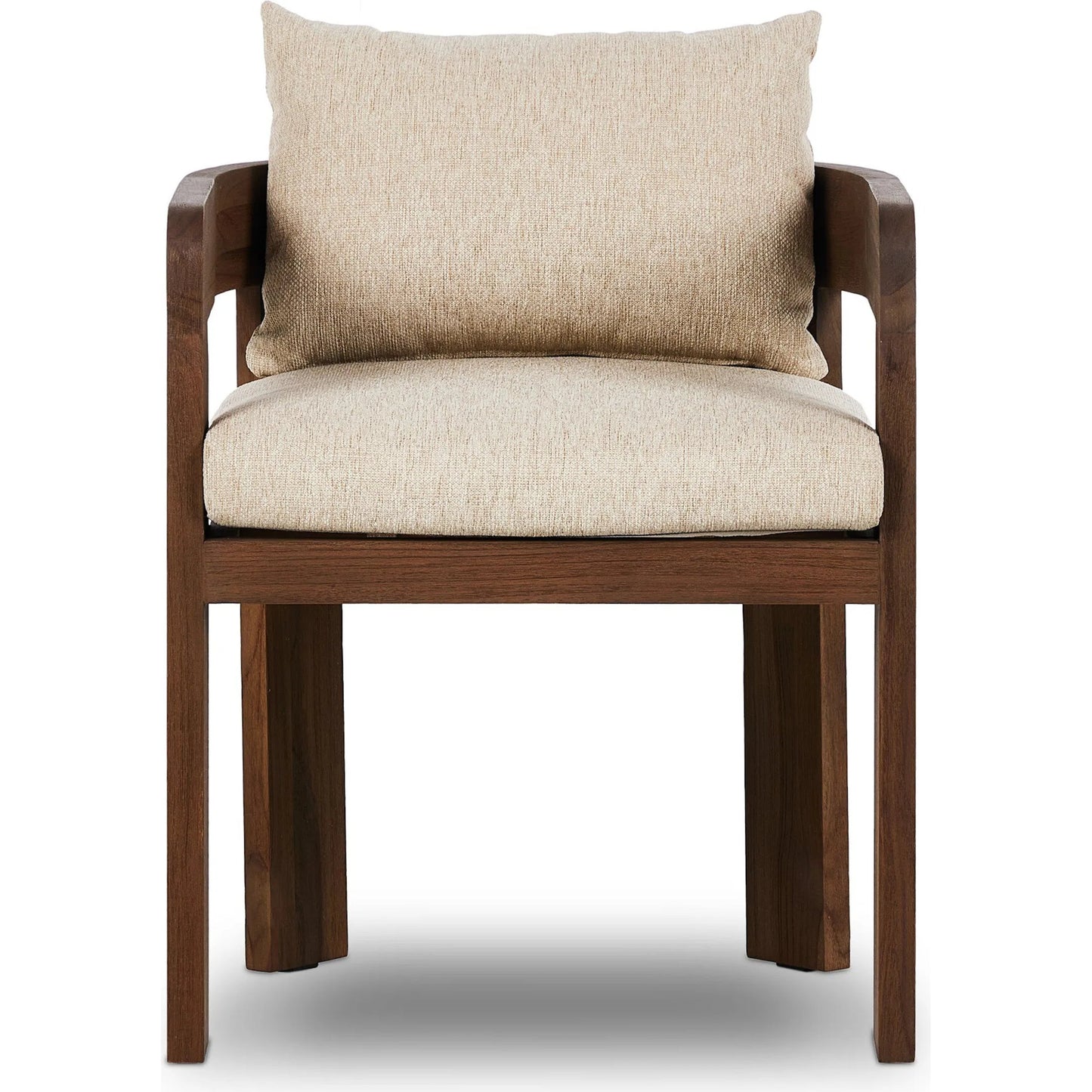 007 SI-2257095 | Additional Silo | Jackson Outdoor Dining Chair by Four Hands. Made from 100% olefin, solid fsc®-certified teak, 90% polyester fiber, 10% polyester fiber batting in a modern style.