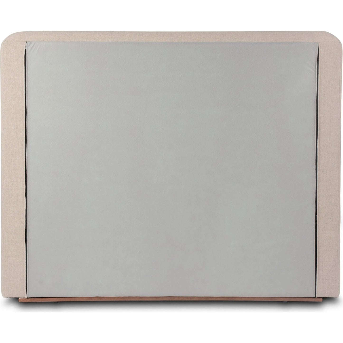 004 SI-2320199 | Additional Silo | Octavia Bed by Four Hands in alcala taupe, almond. Made from 70% polyester, 20% viscose (rayon), 10% flax/linen, solid parawood in a transitional style.