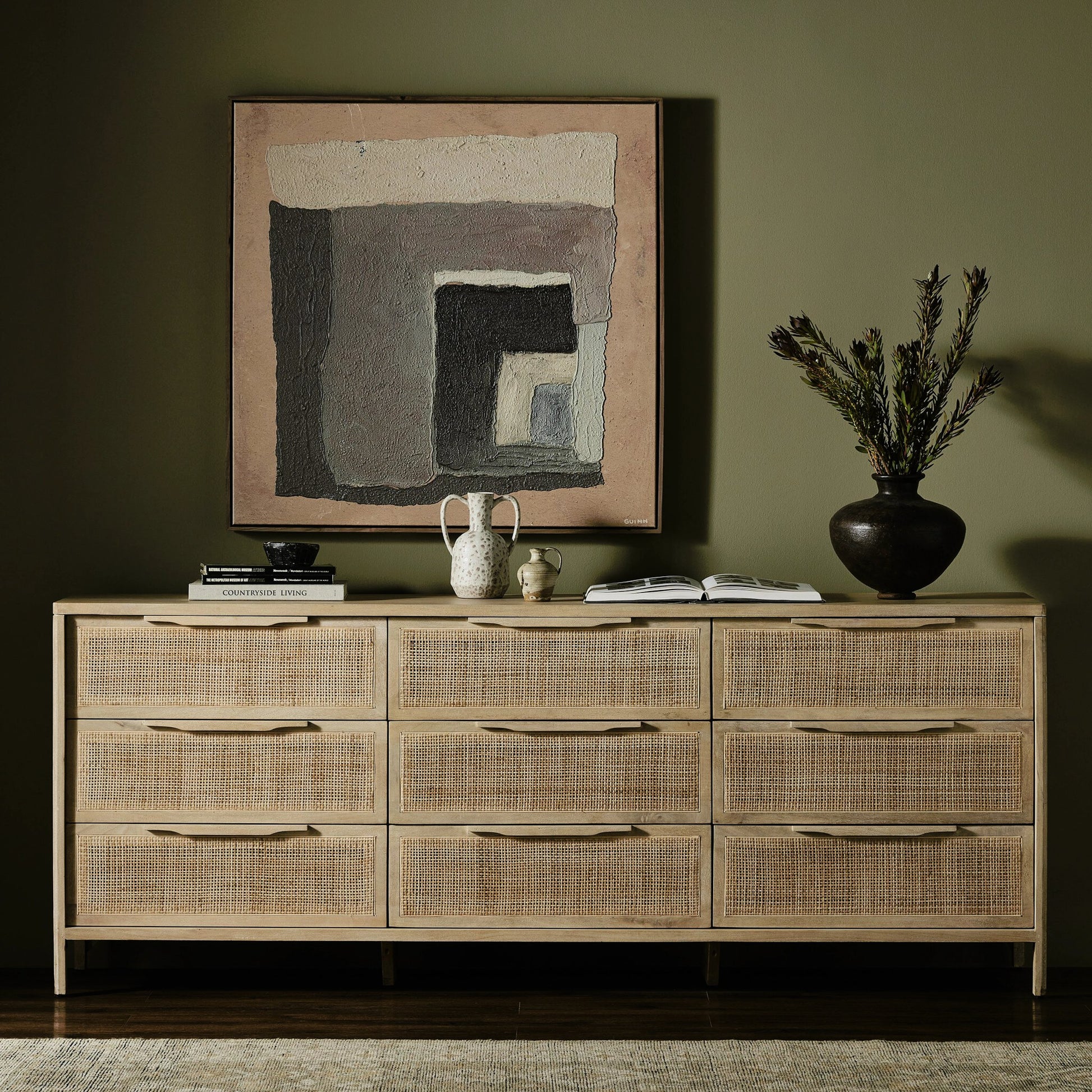 Sydney 9 Drawer Dresser by Four Hands. Made from unique in a modern style.