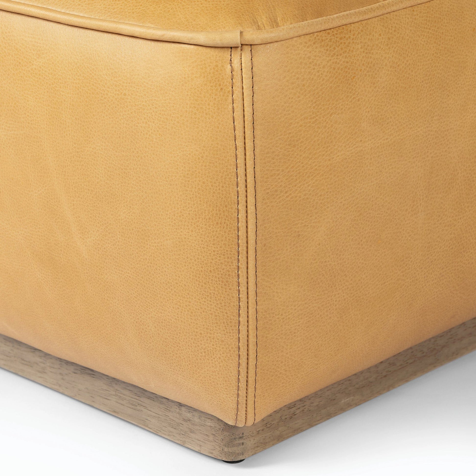 Sinclair Square Ottoman-21" by Four Hands. Made from unique in a modern style.
