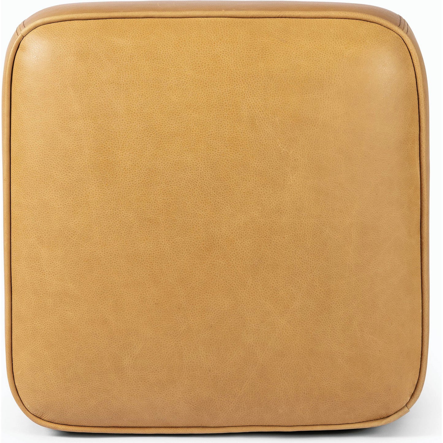 008 SI-2158481 | Additional Silo | Sinclair Square Ottoman-21" by Four Hands in palermo butterscotch, distressed natural. Made from top grain leather, solid parawood, 100% polyester in a modern style.
