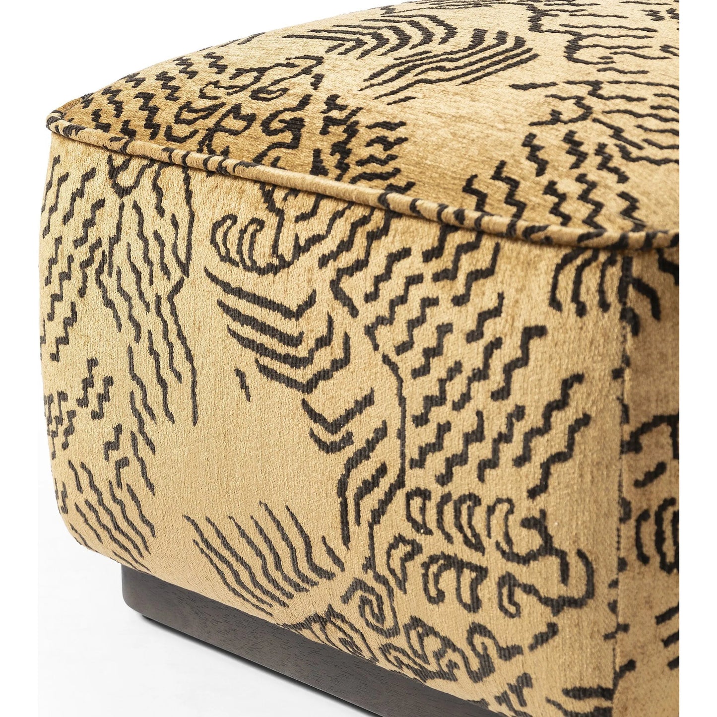 034 SI-2257096 | Closeup | Sinclair Square Ottoman-21" by Four Hands. Made from unique in a modern style.