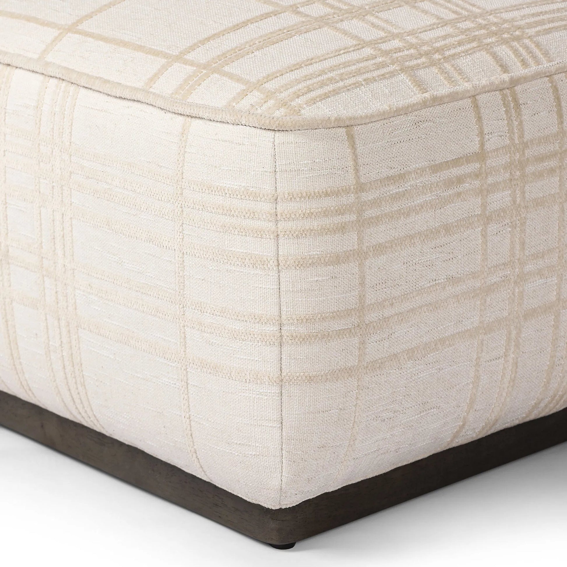 Sinclair Square Ottoman-21" by Four Hands. Made from unique in a modern style.