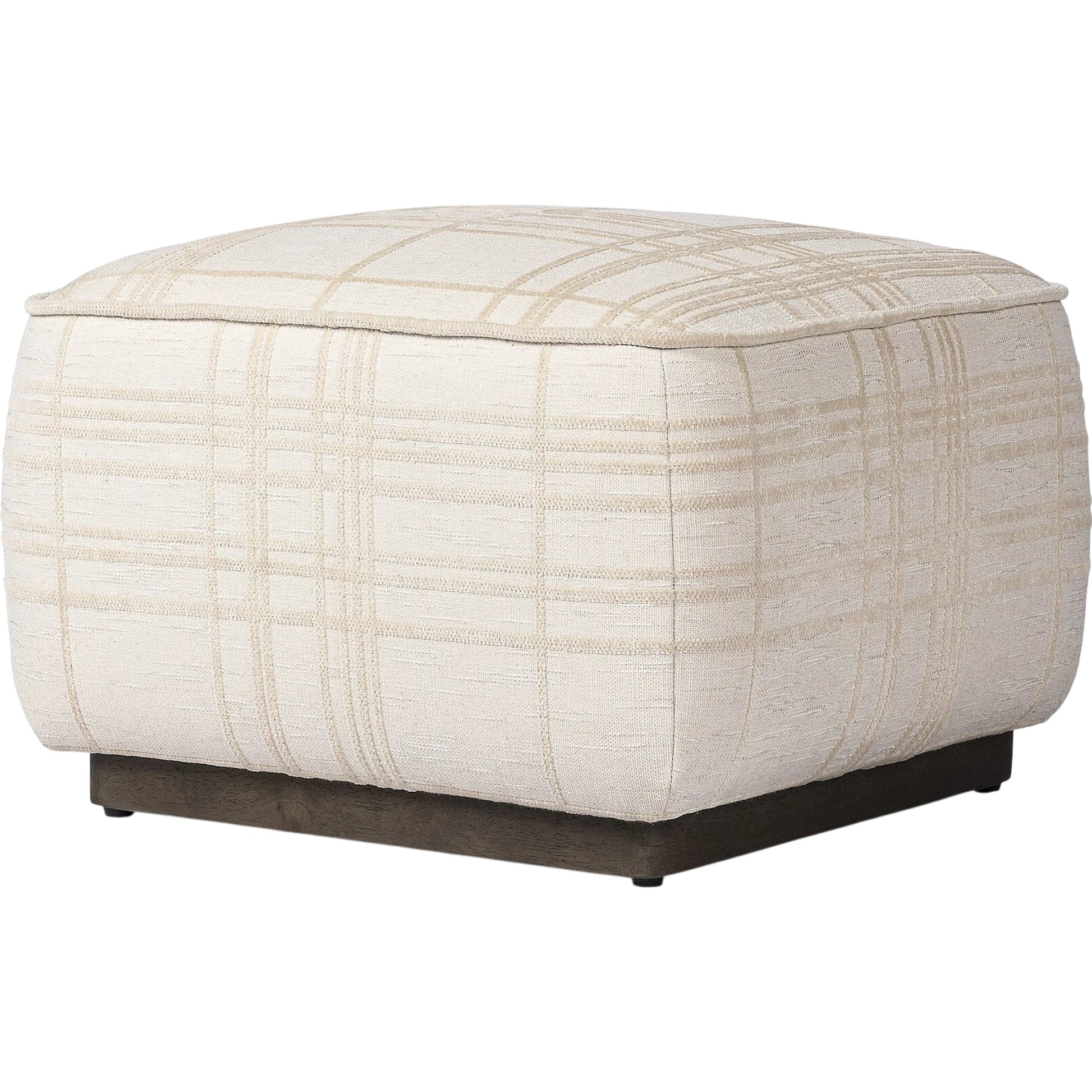 Sinclair Square Ottoman-21" by Four Hands. Made from unique in a modern style.