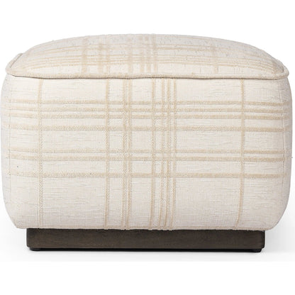 Sinclair Square Ottoman-21" by Four Hands. Made from unique in a modern style.