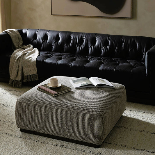Sinclair Square Ottoman-36" by Four Hands. Made from unique in a unique style.