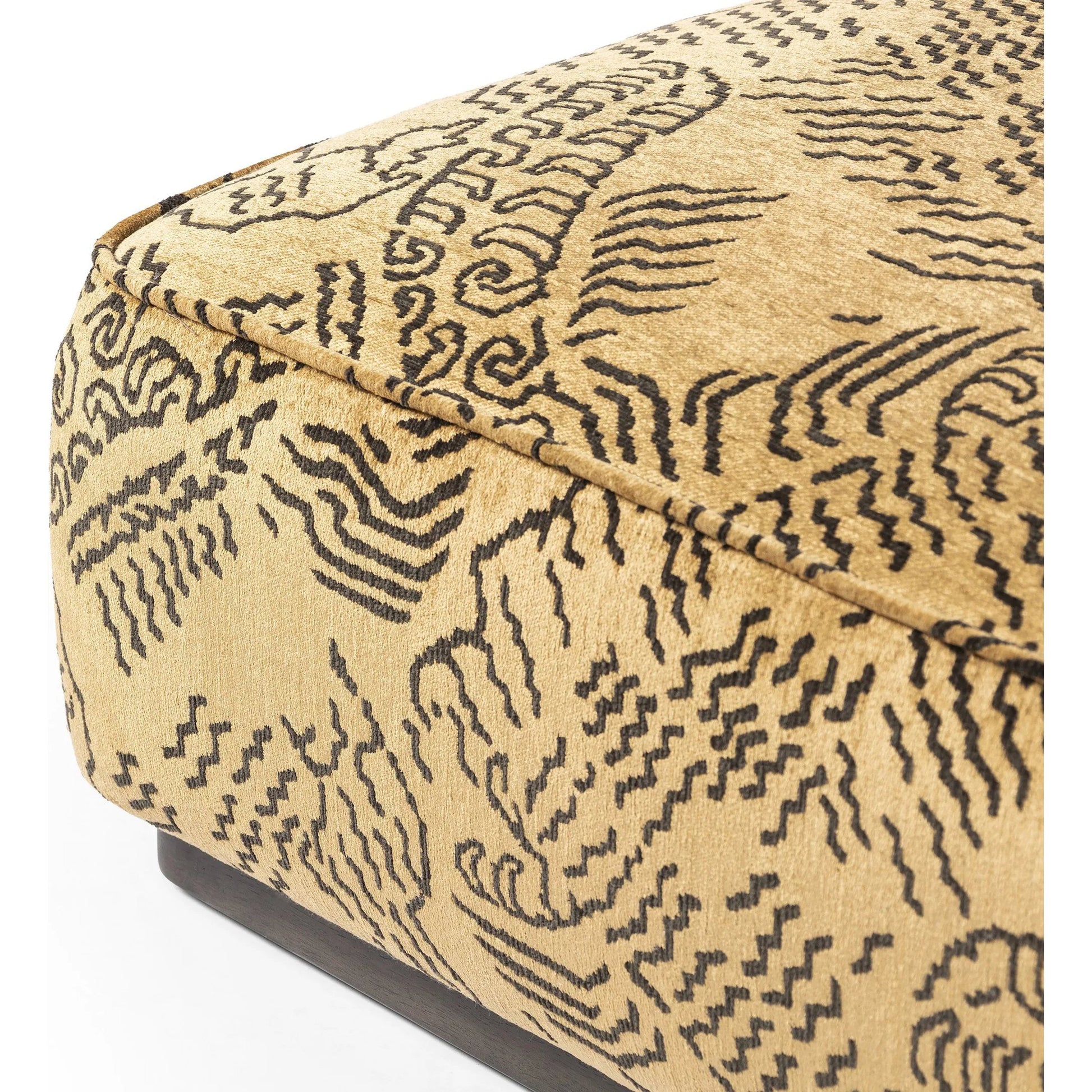 Sinclair Square Ottoman-36" by Four Hands. Made from unique in a traditional style.