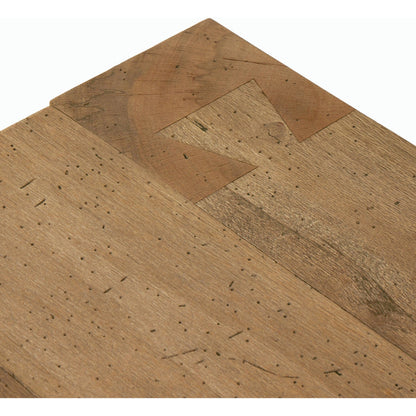 Abaso Rectangular Coffee Table by Four Hands. Made from thick oak veneer, engineered hardwood in a modern style.