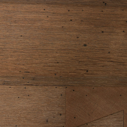 Abaso Rectangular Coffee Table by Four Hands. Made from thick oak veneer, engineered hardwood in a modern style.