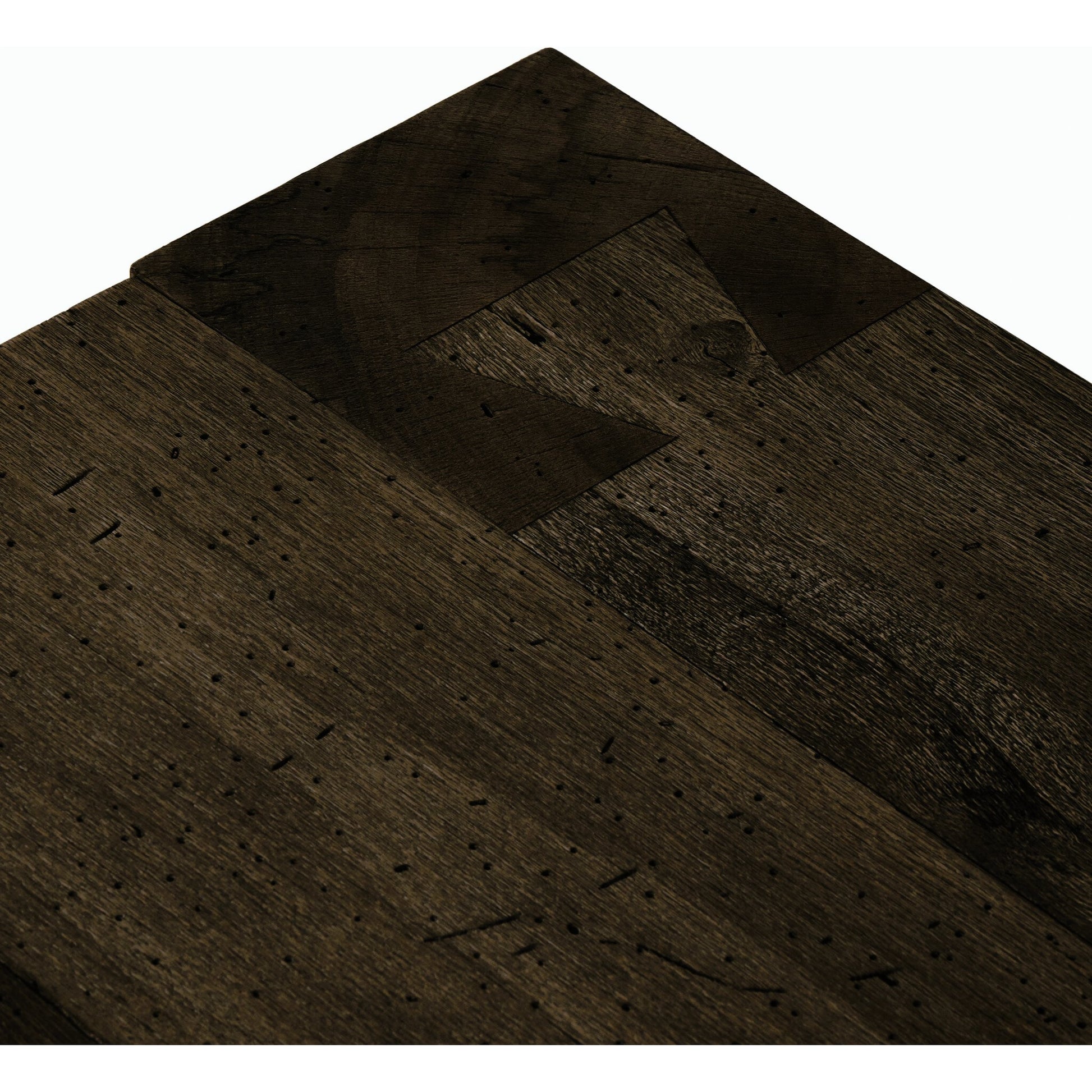 Abaso Rectangular Coffee Table by Four Hands. Made from thick oak veneer, engineered hardwood in a modern style.