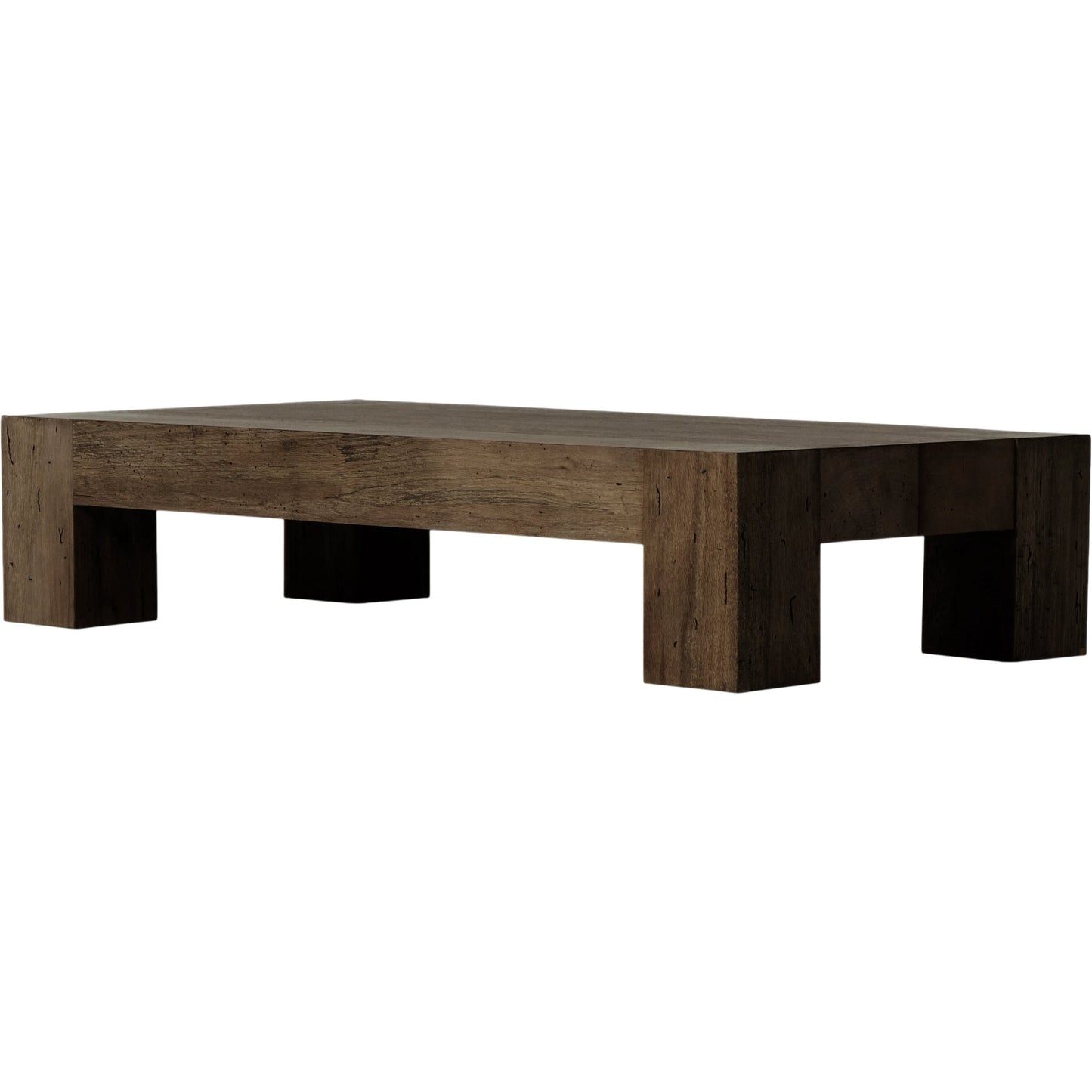002 SI-2000879 | Primary Silo | Abaso Rectangular Coffee Table by Four Hands. Made from thick oak veneer, engineered hardwood in a modern style.