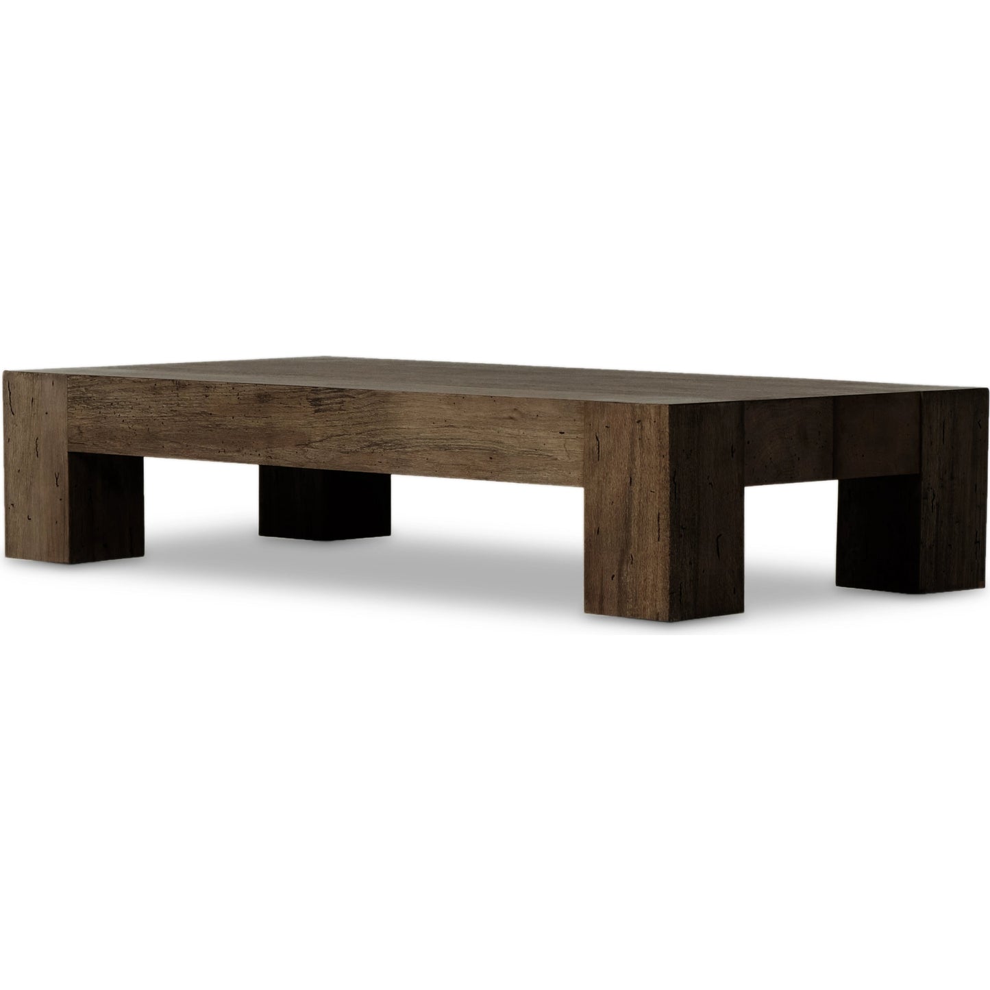 002 SI-2000879 | Primary Silo | Abaso Rectangular Coffee Table by Four Hands. Made from thick oak veneer, engineered hardwood in a modern style.