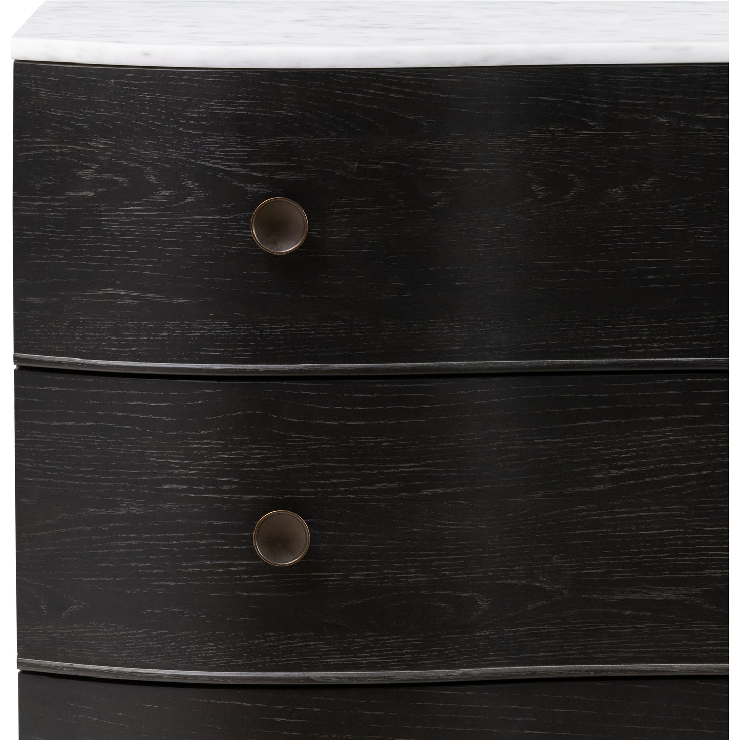 020 SI-2094206 | Closeup | Tiago Marble Chest by Four Hands. Made from solid oak, oak veneer, solid marble in a modern style.