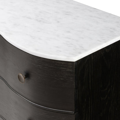 Tiago Marble Chest by Four Hands. Made from solid oak, oak veneer, solid marble in a modern style.
