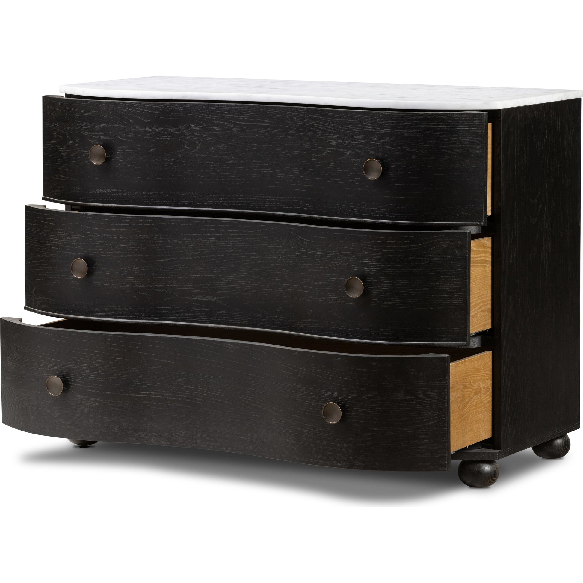 Tiago Marble Chest by Four Hands. Made from solid oak, oak veneer, solid marble in a modern style.