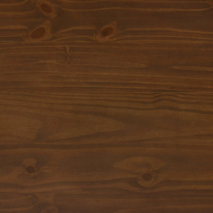 Etro Dining Table by Four Hands in tawny pine, tawny poplar. Made from solid pine, solid poplar in a unique style.
