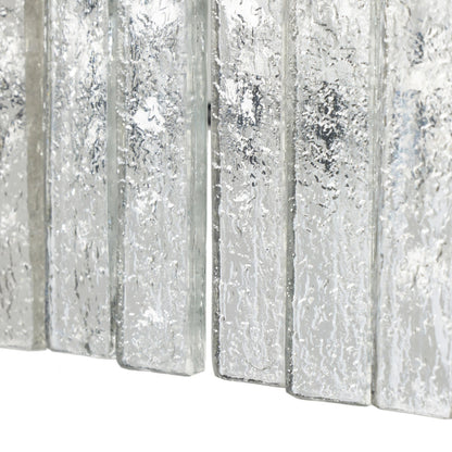 Meredith Linear Chandelier by Four Hands in antiqued iron. Made from iron, thermoplastic in a modern style.