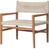 Vintage White, Natural Teak