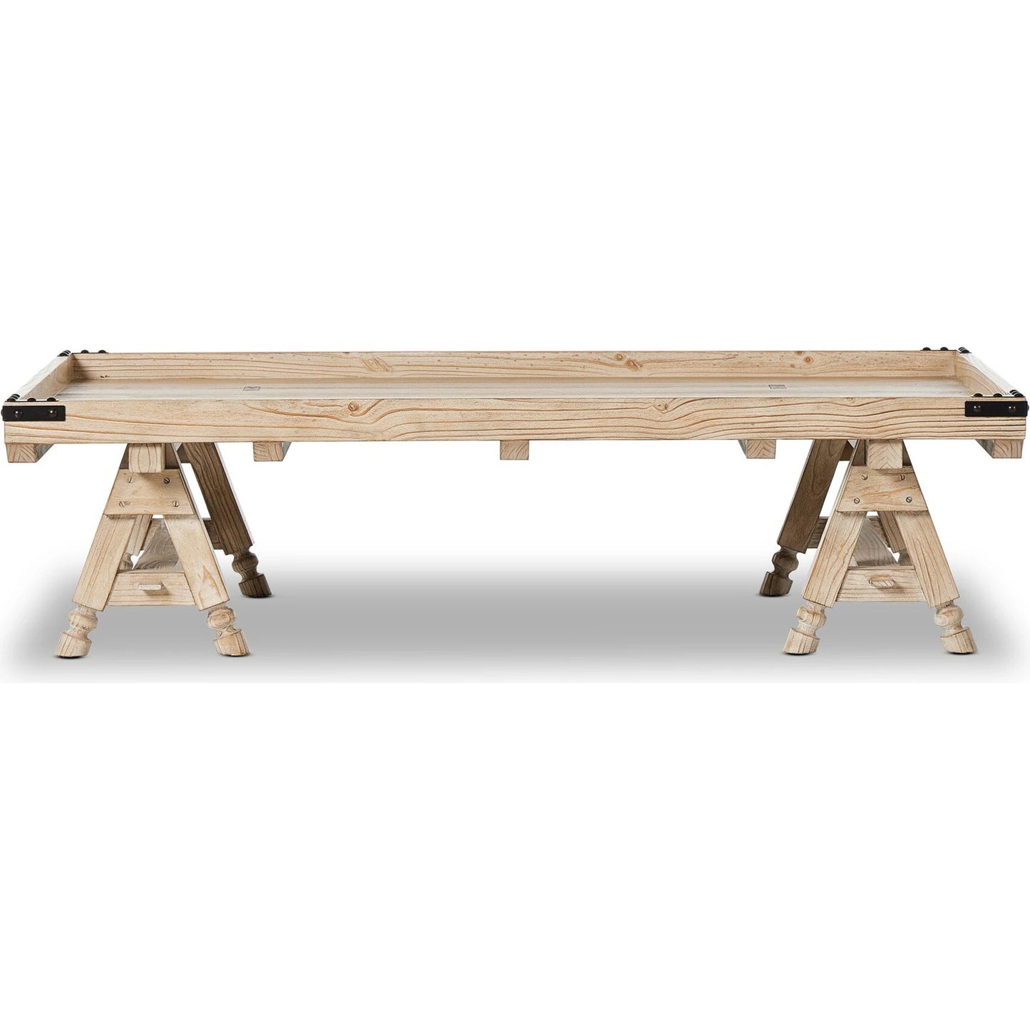 003 SI-2137639 | Additional Silo | The Don't Try to Explain It Table by Four Hands in natural pine, aged bronze. Made from thick pine veneer, solid pine, zinc alloy in a modern style.