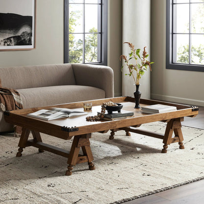 The Don't Try to Explain It Table by Four Hands. Made from unique in a modern style.