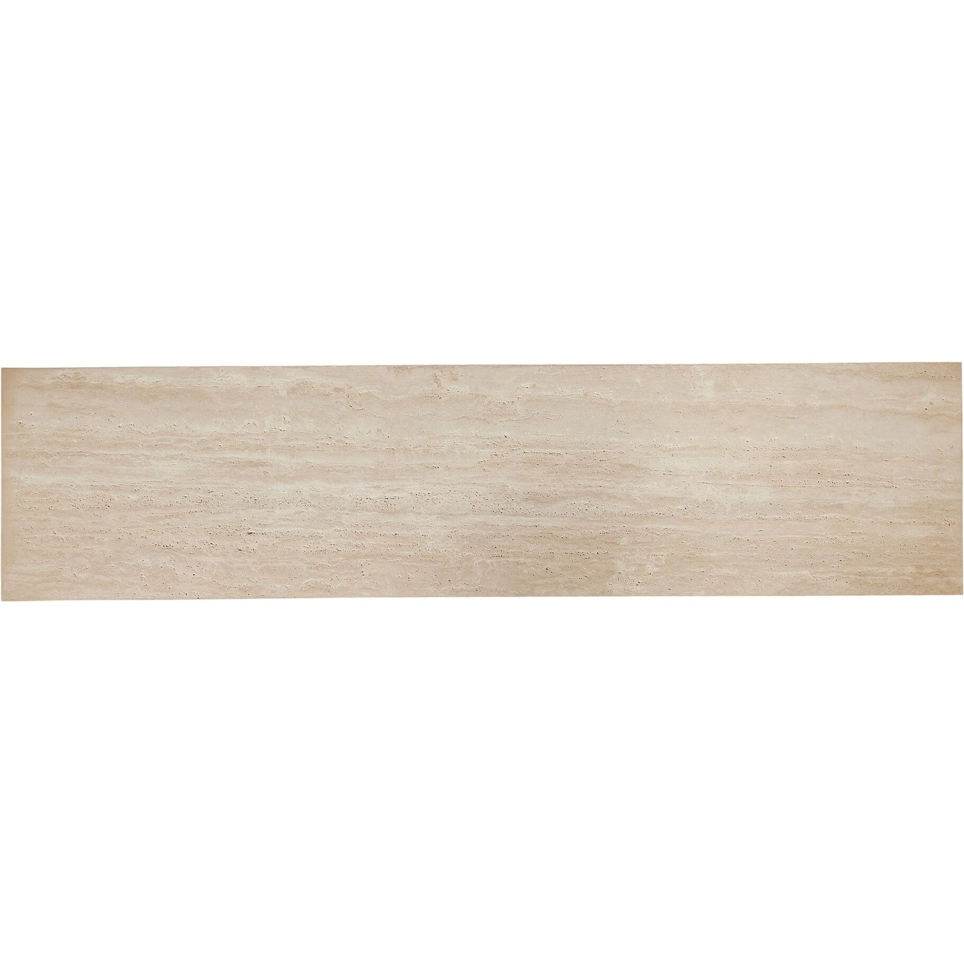 The Lazy Monsieur Partouche Table by Four Hands in distressed brown. Made from pine veneer, solid pine in a modern style.