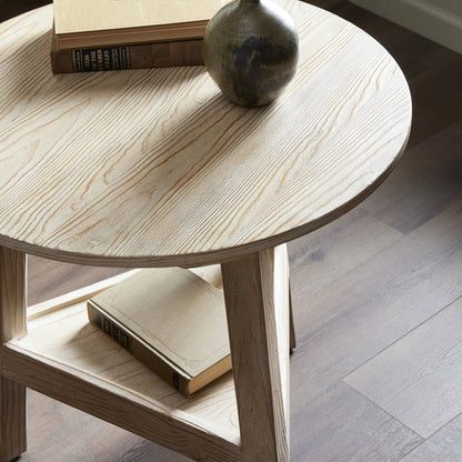 Kickapoo River Cricket Table by Four Hands in distressed black. Made from solid pine, pine veneer in a modern style.