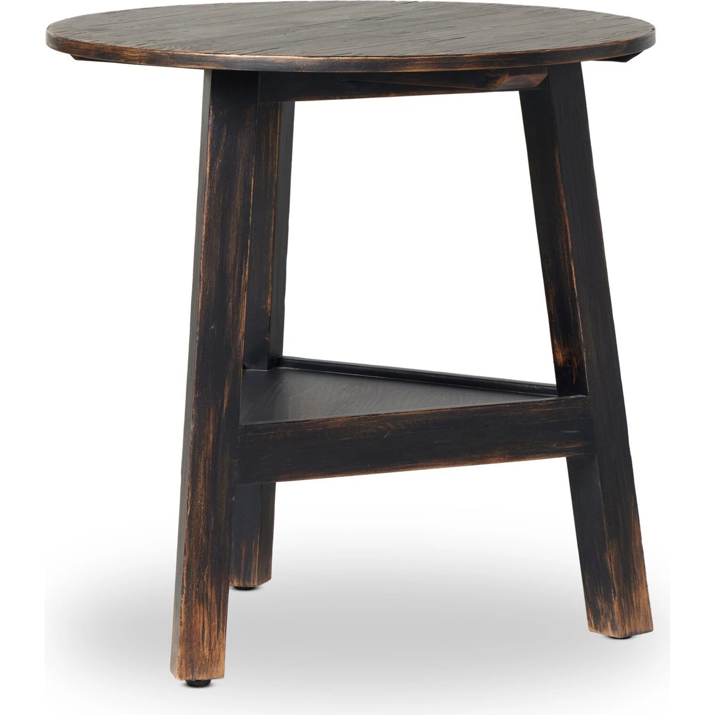 006 SI-2137421 | Additional Silo | Kickapoo River Cricket Table by Four Hands in distressed black. Made from solid pine, pine veneer in a modern style.