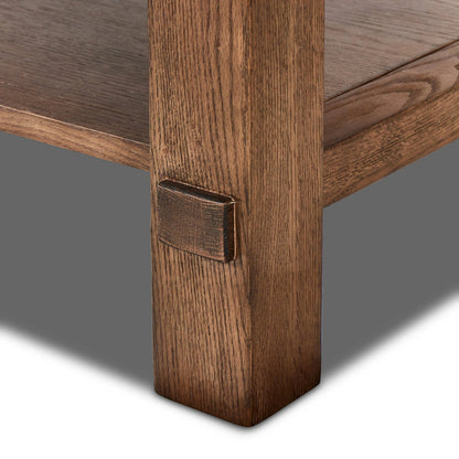 Gardendale Kitchen Island by Four Hands in tan oak veneer. Made from oak veneer, iron, solid oak in a modern style.