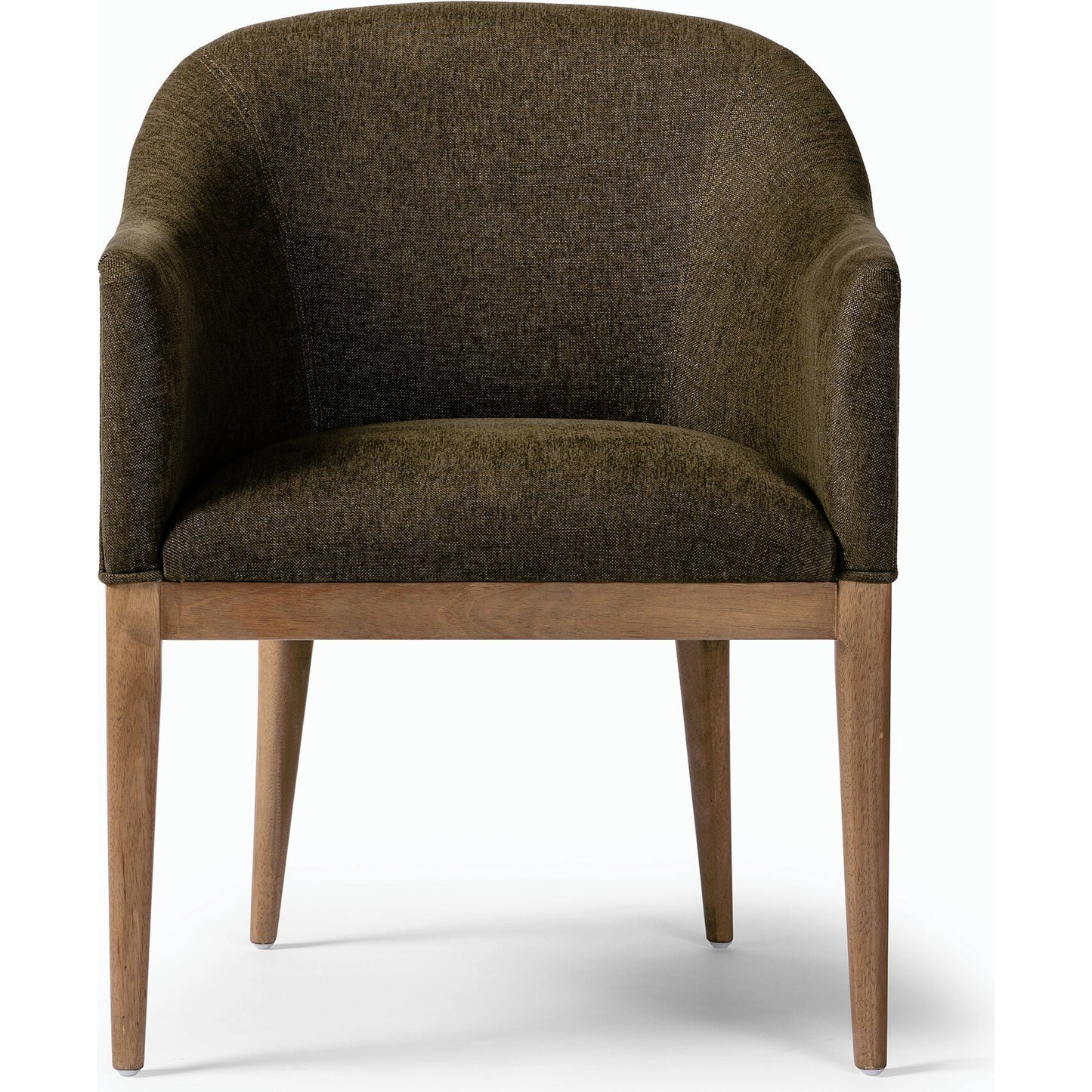 002 SI-2158116 | Additional Silo | Colston Dining Chair by Four Hands in sutton olive. Made from 100% polyester, solid parawood in a modern style.