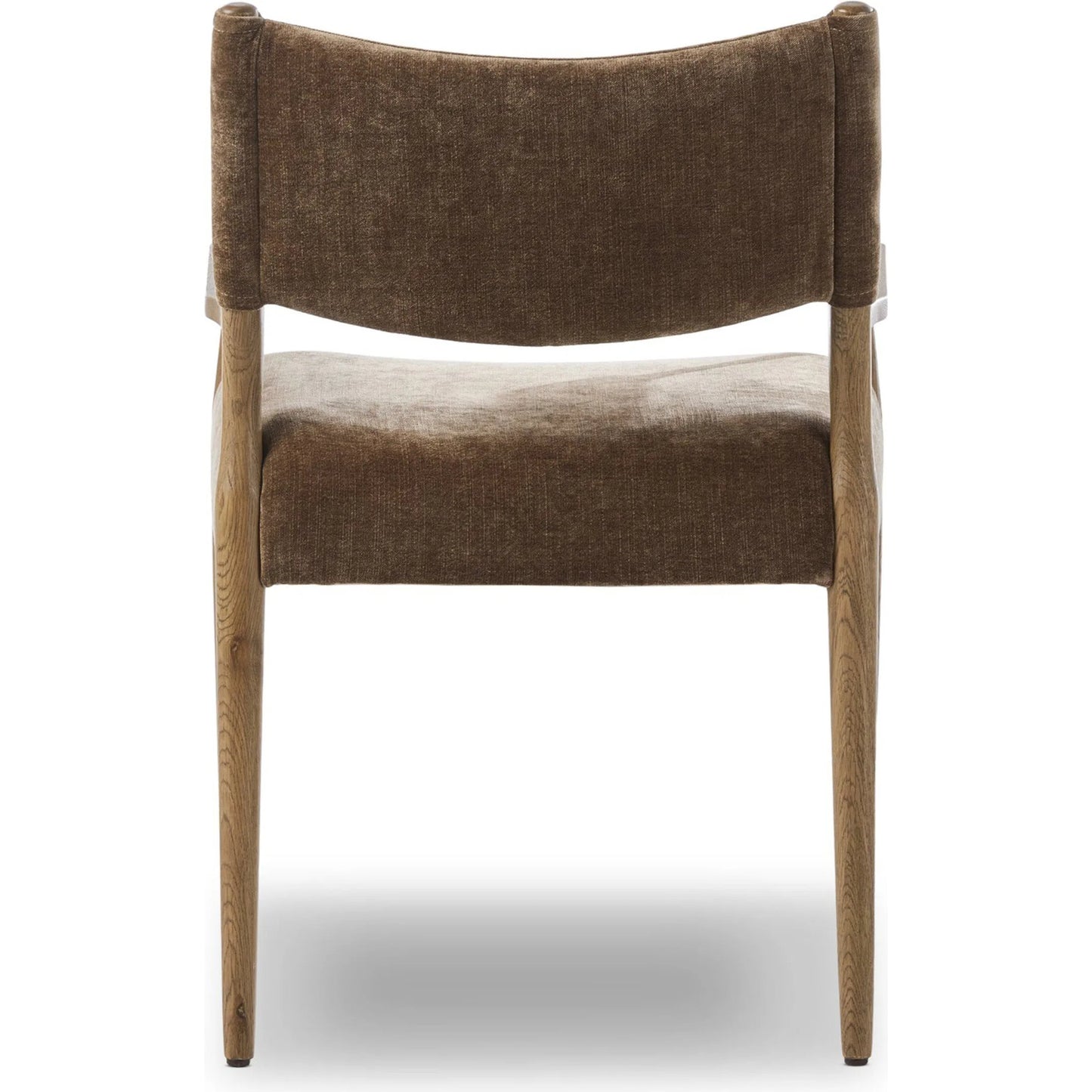 004 SI-2519207 | Additional Silo | Jayla Dining Armchair by Four Hands in altair mushroom, toasted oak. Made from 100% polyester, solid oak in a traditional style.