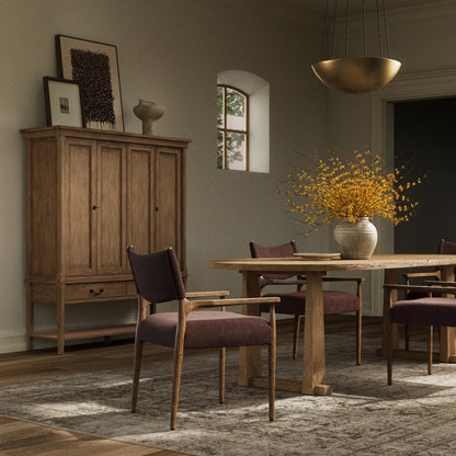 Jayla Dining Armchair by Four Hands. Made from unique in a traditional style.