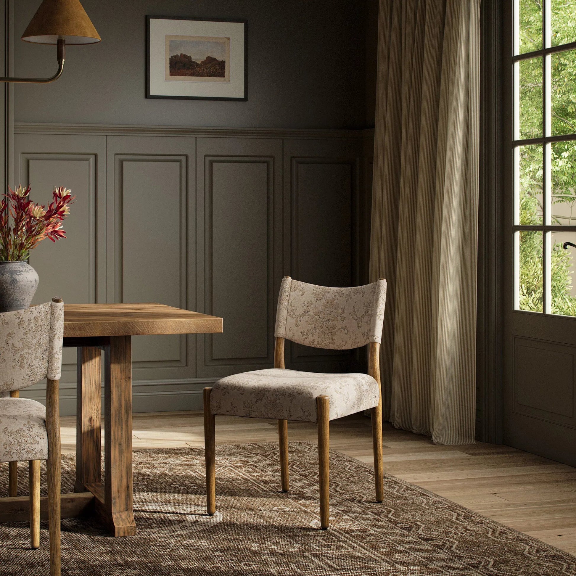 Jayla Armless Dining Chair by Four Hands. Made from unique in a traditional style.