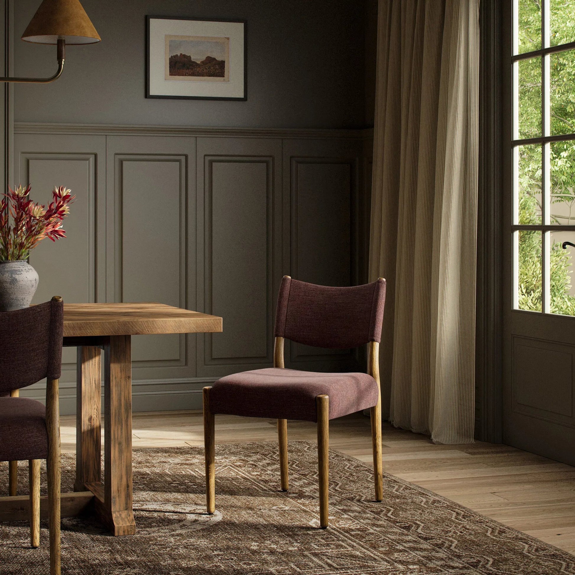 Jayla Armless Dining Chair by Four Hands. Made from unique in a traditional style.