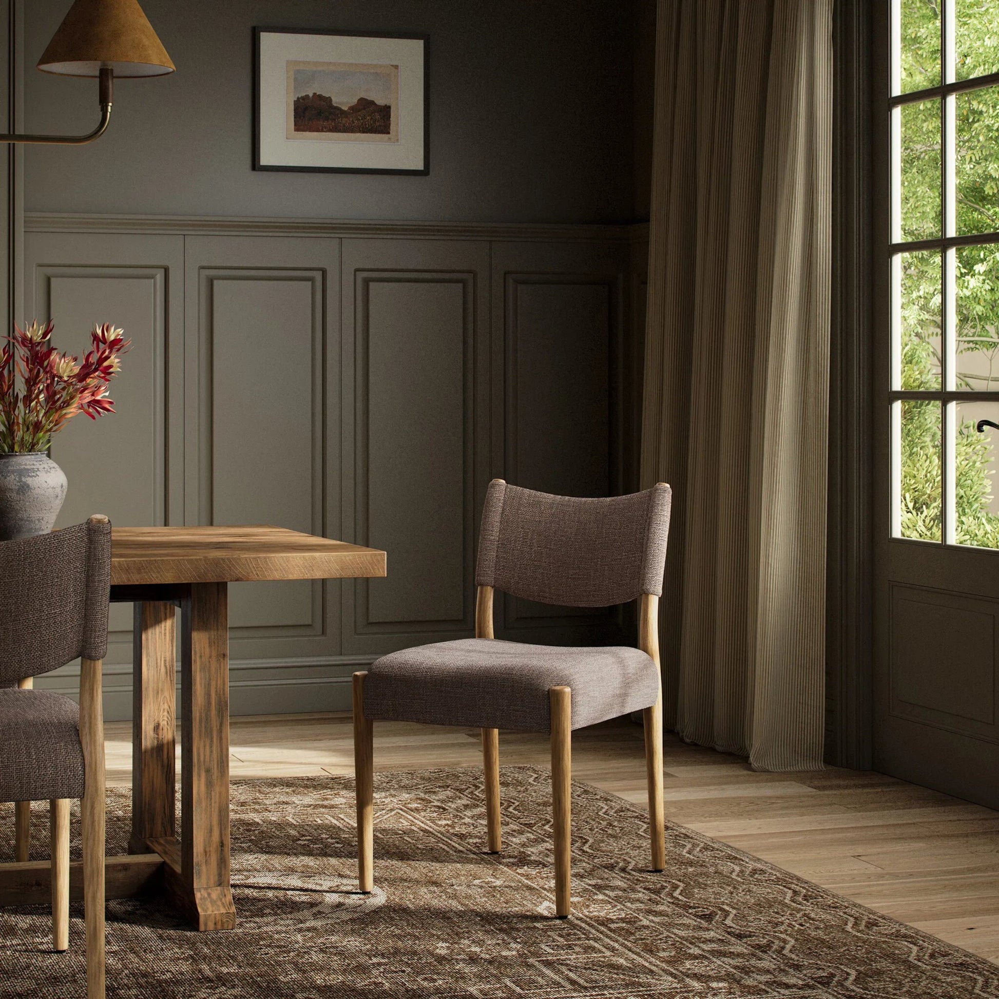 Jayla Armless Dining Chair by Four Hands. Made from unique in a traditional style.