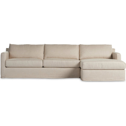 Hampton 2-Piece Slipcover Sectional by Four Hands. Made from unique in a modern style.