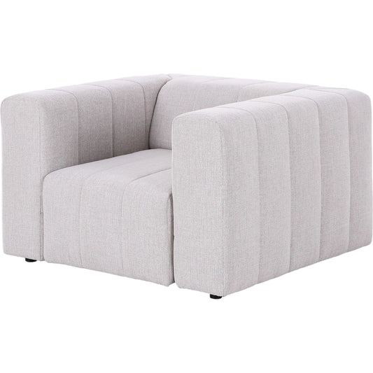 Langham Power Recliner by Four Hands in napa sandstone. Made from 100% polyester in a unique style.