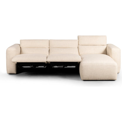 Radley Power Recliner 3-Piece Sectional W/ Chaise by Four Hands. Made from unique in a modern style.