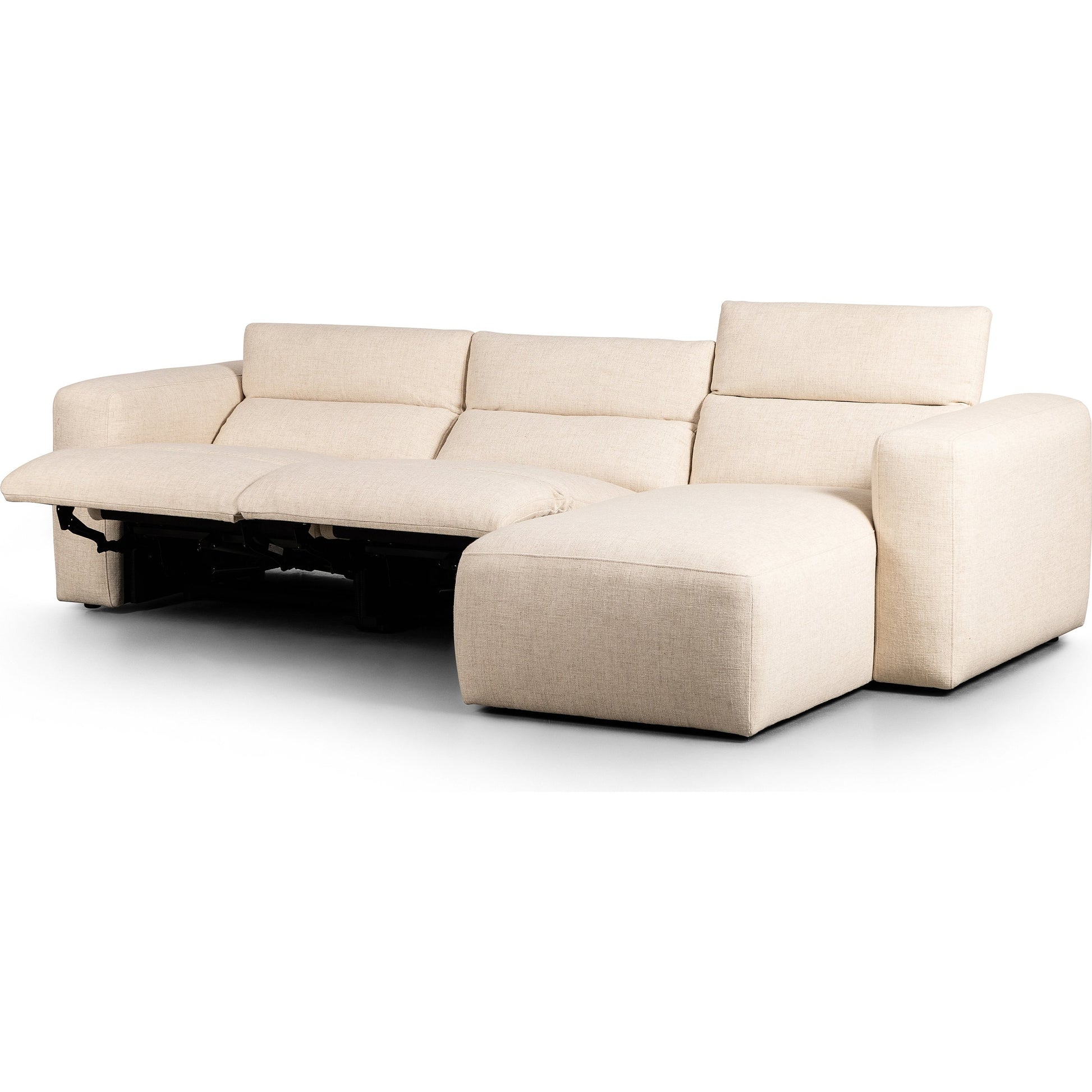Radley Power Recliner 3-Piece Sectional W/ Chaise by Four Hands. Made from unique in a modern style.