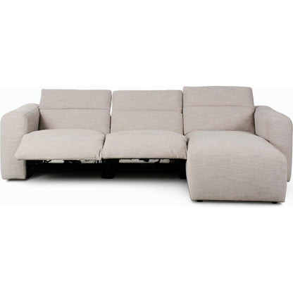 Radley Power Recliner 3-Piece Sectional W/ Chaise by Four Hands. Made from unique in a modern style.